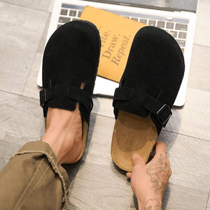 Sandalias de Plataforma Francesas de Media Punta para Mujer, Estilo Nuevo, Primavera-Verano 2025, Zapatos de Exterior, Zuecos y Mules para Otoño - Product Image 4