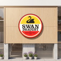 Nouvelle Arrivée Zhilin : Enseigne Lumineuse LED 3D en Acrylique pour Extérieur/Intérieur, Idéale pour Magasins, Entreprises, Bureaux – Étanche IP65, Personnalisable