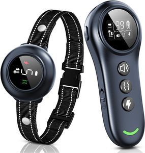 Collare di addestramento del cane 2-in-1 - Shock & collare della corteccia con il telecomando di 3300FT, 5 livelli regolabili di sensibilità, - Product Image 1