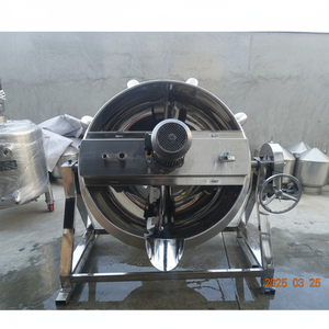 Olla de cocción planetaria eléctrica de 500L con camisa, mezclador horizontal para salsa de chile y sartén de cocción - Product Image 1