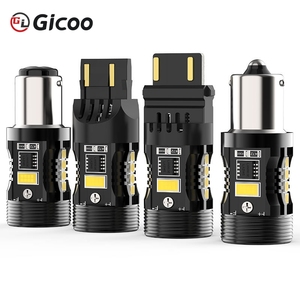 Bombilla LED de Alta Potencia T20 con Ventilador de Refrigeración 1156 1157 7443 7440 Bau15s, Bombilla para Auto, Luz de Freno, Direccional - Product Image 5