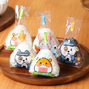 Sacs japonais jetables BOPP Triangle Onigiri <span class=keywords><strong>de</strong></span> qualité alimentaire <span class=keywords><strong>Film</strong></span> d'emballage en plastique <span class=keywords><strong>de</strong></span> qualité alimentaire <span class=keywords><strong>sac</strong></span> OPP pour Onigiri - Product Image 6
