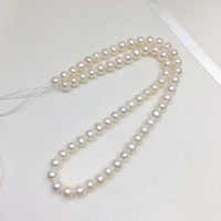 Bijoux en perles d'eau douce naturelles, perles en vrac de forme ronde Aaa de 6mm
