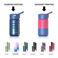 Thermos unique de 12 oz à isolation sous vide, anti-fuite, en acier inoxydable, bouteille d'eau pour enfants avec paille et couvercle pour l'école
