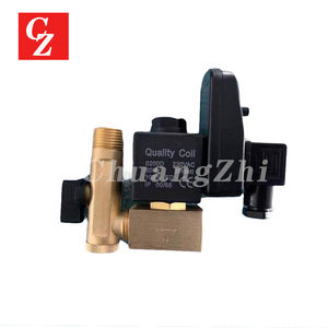 真鍮電気電子排水バルブ、水用タイマー付き、220v、110v、24v、16bar、1/2インチ - Product Image 4