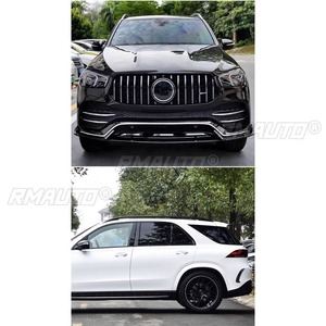 Para Mercedes Benz GLE350 GLE450 GLE53 2020-2026: Spoiler delantero y trasero, alerón de techo trasero, difusor trasero y parachoques delantero. - Product Image 3