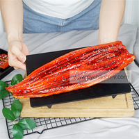 Maquette réaliste d'anguille grillée, modèle en plastique réaliste, accessoire de présentation alimentaire pour restaurant, bar à sushis, cuisine commerciale, décoration