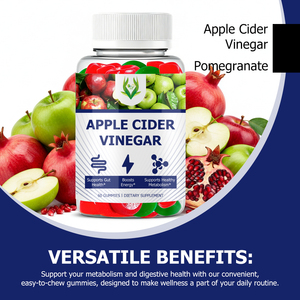 OEM ODM Apple Cider Vinegar Gummies Dietary <b>Supplement</b> with Realapples Supports Gut Health Boosts Energy Healthy Metabolism - Product Image 4