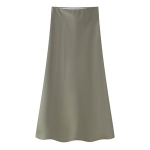 ZEVITY Gonna Lunga Estiva 2025 da <span class=keywords><strong>Donna</strong></span>, Stile Vintage <span class=keywords><strong>Casual</strong></span> <span class=keywords><strong>Chic</strong></span>, Nuova Moda in Raso Traspirante con Vita Naturale per Mujer - Product Image 5