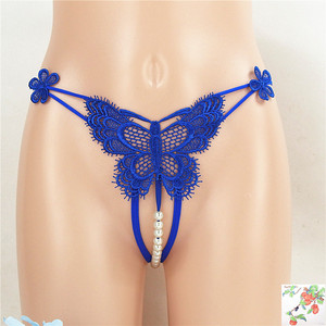 <span class=keywords><strong>Tanga</strong></span> Sexy <span class=keywords><strong>Mini</strong></span> <span class=keywords><strong>Micro</strong></span> con Perlas de Masaje y Diseño de Mariposa, Abertura Frontal para Bailarinas y Mujeres - Product Image 5