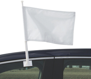 2025 New Custom Double Sided Printed Heat Sublimation Car <strong>Flag</strong> <strong>Blank</strong> <strong>White</strong> Heat Press Offset Plate