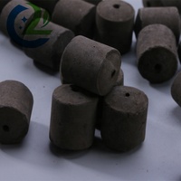 Katalis Silinder Nikel Lubang Terbuka Chuangli Aktivitas Katalitik Tinggi Warna Abu-Abu Hitam Kemurnian 99% Ukuran 18x20x3mm Model untuk Oven