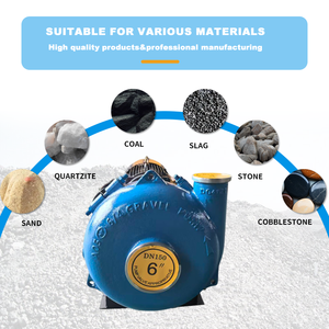 مضخة ديزل 40 حصان لنقل الطين والحصى والرمل، مضخة نقل الرمل الجاف، مضخة رمل بمحرك ديزل - Product Image 3