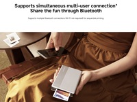 Imprimante photo portable Xiao mi 1S en stock, impression thermosensible mondiale, prend en charge plusieurs imprimantes photo papier Bluetooth