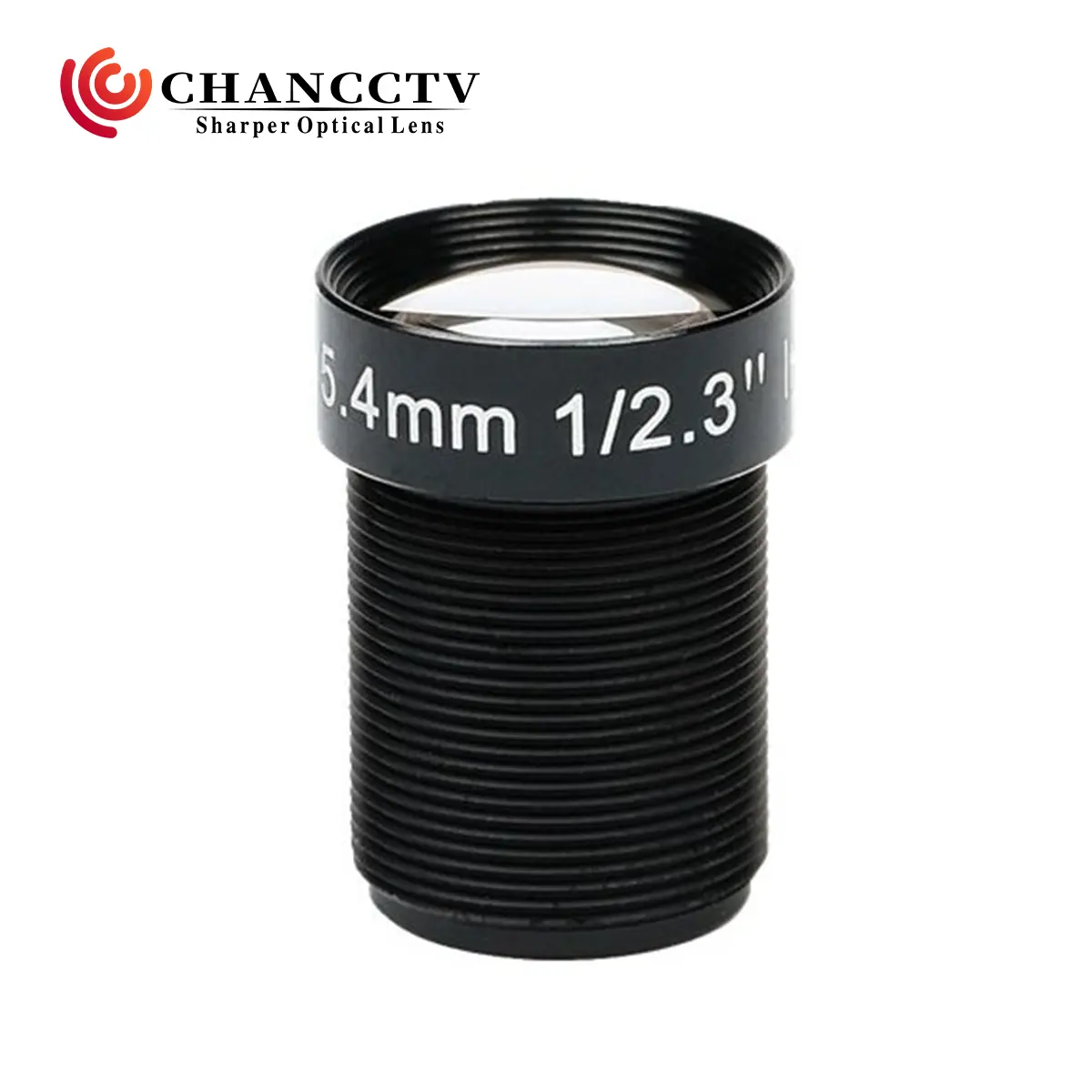 1/2.3'' 10MP 5.4mm F2.5 Low Distortion M12 Lens with IR Cut Filter