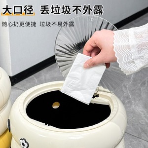 Donut Shaped Trash Can With Wheels Portable Indoor Use With Lid High Capacity Recyclable Odor Proof - Product Image 5