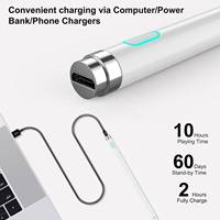 Sortie en gros d'usine 2024 métal alliage d'aluminium stylet magnétique interrupteur tactile universel stylet pour Ipad Android tablette