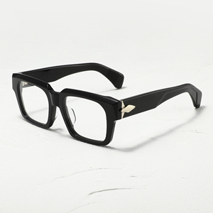 Monturas de Gafas Rectangulares de Aro Completo Unisex, Color Sólido, Anti-UV, Ligeras, para Corrección de la Visión en Adultos - Product Image 1