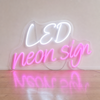 Enseigne néon LED personnalisée en gros OEM pour glacier, pâtisserie et comptoir de café – Enseigne murale néon