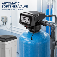 Vanne de contrôle automatique pour adoucisseur d'eau 7000L/H, vanne électrique multiport en ABS avec communication RS485 pour réservoir FRP