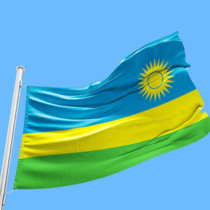 <span class=keywords><strong>Bandiera</strong></span> personalizzata diretta della fabbrica di Gahumi 100% stampa digitale in poliestere bandiere del paese all'aperto di Rwandans 90*150cm - Product Image 5