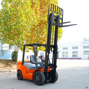 รถยกดีเซล3.5Ton ล้อลากรถยกไฮดรอลิกในฟาร์มรถยกโกดังรถยกดีเซลนั่งส่งฟรี - Product Image 6