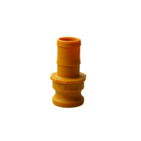 Adaptateur de raccord de tuyau en nylon de type E de 1,5 pouce, 63 mm, raccord mâle, résistant à l'huile, raccord rapide pour le transfert de fluides