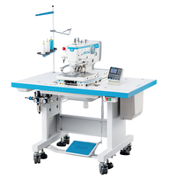 Machine à coudre industrielle informatisée à tête ronde pour boutonnières, à aiguille simple, modèle Jack JK-T9820G