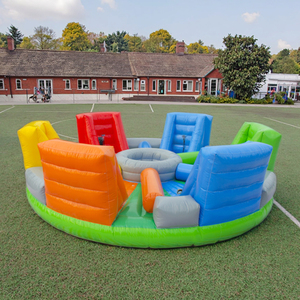 Juego Inflable Comercial Interactivo Hungry Hippo Chow, Juego Deportivo Inflable para Actividades al Aire Libre y Formación <span class=keywords><strong>de</strong></span> Equipos, para Adultos, Alquiler para Fiestas - Product Image 4