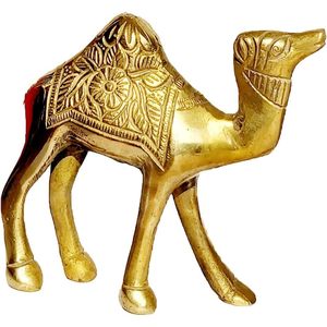 PARIJAT artisanat 3 pouces en laiton faune Animal Statue Sculpture décorative pour bureau à domicile chinois Fengshui fait à la main - Product Image 2