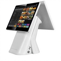 Système de point de vente (PDV) tout-en-un 15,6 pouces pour restaurant, Windows 7-11, Android 11-14, Google GMS Play Store, NFC, imprimante QR, ISEE/OEM/ODM, 3 ans
