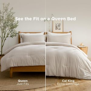 Ensemble de couette, literie douce <span class=keywords><strong>pour</strong></span> toutes les saisons, trois pièces, une couette taille Queen et <span class=keywords><strong>deux</strong></span> taies d'oreiller - Product Image 4