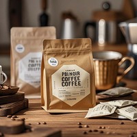 Vente en gros de sachets d'emballage pour café en aluminium avec fermeture éclair, fond plat octogonal, personnalisés, 250g, 500g, 1kg