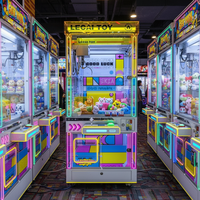 Nouvelle Machine à Griffe en Verre Entièrement Transparente Personnalisée pour Poupées – Équipement de Jeu de Griffe à Prix – Machine de Divertissement