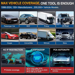 إصدار axi PROS أداة تشخيص النخبة الماسح الضوئي رمز أحمر ECU برمجة X431 PAD VII PRO5 V + - Product Image 5