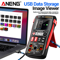 Multímetro de Imagen Térmica AR02 con Carga USB Tipo-C, 1000V/750V CA, 10A de Corriente, 250MOhm, Pantalla TFT de 5 Dígitos, Industrial