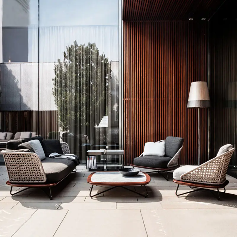 Serendipity toptan özelleştirilmiş modern tasarım bahçe mobilyaları tek koltuk takımı sandalye
