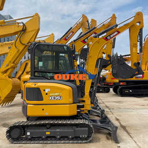 Mini-excavatrice sur chenilles d'occasion XCM officielle 3 tonnes, modèle 2026, XE35U / XE35E, pour usage domestique - Prix - Product Image 1