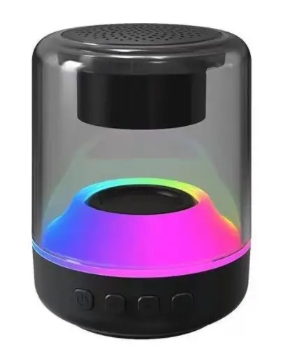 New pha lê thủy tinh đầy màu sắc âm thanh 5.0 với RGB ánh sáng nhà và ngoài trời không Dây BT hỗ trợ hàng loạt Loa