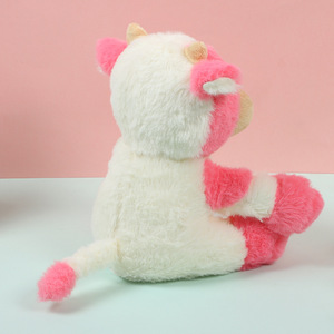 Peluche de <span class=keywords><strong>Vaca</strong></span> Súper Suave, Juguete de Peluche de <span class=keywords><strong>Vaca</strong></span> Sentada, Muñeco de Peluche de <span class=keywords><strong>Vaca</strong></span>, Regalo de Cumpleaños - Product Image 4
