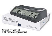 Horloge d'échecs numérique multifonctionnelle Leap PQ9921 à 36 modes, stockage de paramètres personnalisés, horloge d'échecs professionnelle
