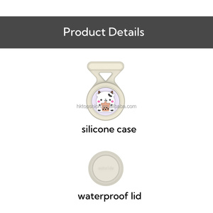 Broche cachée de <span class=keywords><strong>dessin</strong></span> <span class=keywords><strong>animé</strong></span> mignon pour étui AirTag avec épingle de sûreté, étui étanche pour traqueur GPS adapté aux enfants, sac à dos, bagages - Product Image 3