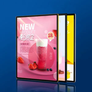 Cafe caja de luz ultrafina montada en la pared perfil de aluminio diodo LED retroiluminación magnética tablero de <span class=keywords><strong>menú</strong></span> de iluminación - Product Image 5