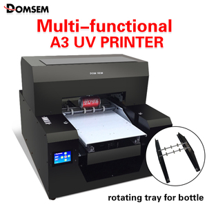 A3 nhỏ UV máy in phẳng xi lanh máy in máy tính để bàn chai máy in 1390 máy in kỹ thuật số máy - Product Image 2