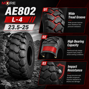 ยางรถบรรทุกหนัก 23.5-25 OTR ลาย L4 40PR สำหรับงานขุดดินและเหมืองหิน - Product Image 2