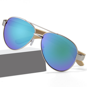Nouveau <span class=keywords><strong>bambou</strong></span> et bois lunettes grand cadre crème solaire en bois crapaud lunettes femmes lunettes de soleil en gros - Product Image 3