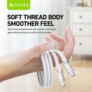 ملحقات هاتف Bavin 60w للبيع بالجملة عالية الجودة شحن سريع من النوع c لنظام android - Product Image 5