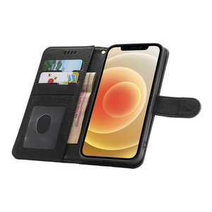 Funda de teléfono de cuero con tapa para <span class=keywords><strong>Samsung</strong></span> Galaxy S25 Edge S22 Plus S23 FE S21 S24 Bolsa de billetera ultra magnética - Product Image 4