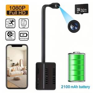 Mini Cámara de Video Wifi Más Pequeña, Inalámbrica, HD 1080P, DVR DIY, Grabadora, Cámara CCTV, Seguridad para el Hogar, Mini Cámara con Batería - Product Image 1