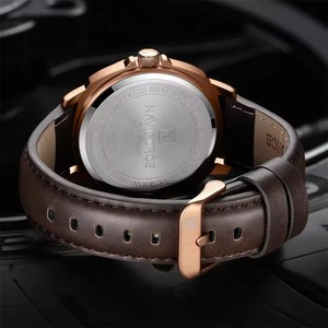 <span class=keywords><strong>Reloj</strong></span> de Cuarzo Naviforce NF8078 para Hombre, con Números Grandes, Correa de Cuero Genuino, Visualización de Fecha Luminosa, Estilo Casual Simple - Product Image 5
